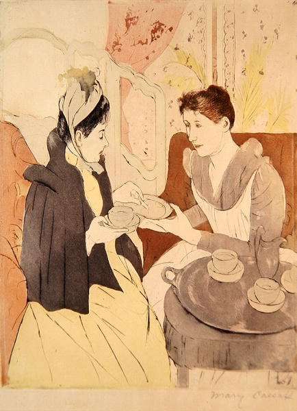 Afternoon Tea Party by Mary Cassatt