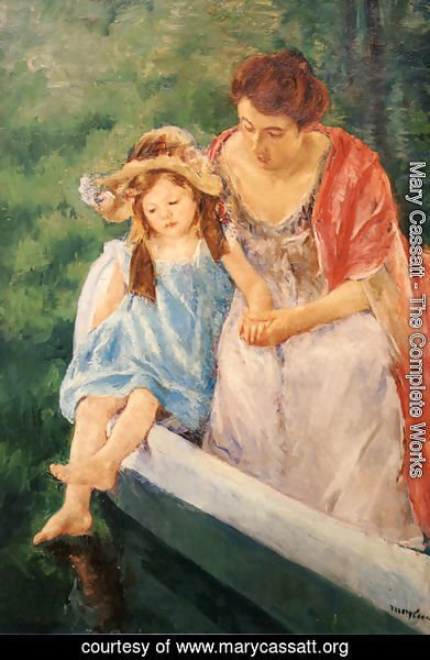 Mary Cassatt - Mother And Child In A Boat