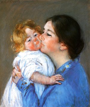 Mary Cassatt - A Kiss For Baby Anne