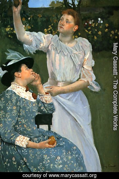 Mary Cassatt - Young Women Picking Fruit