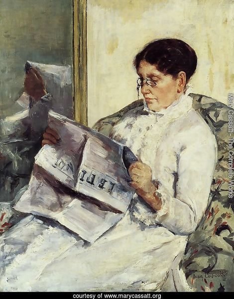Portrait of a Lady (or Reading 'Le Figaro')
