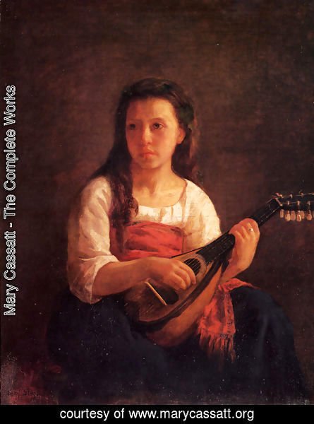 Mary Cassatt - The Mandolin Player