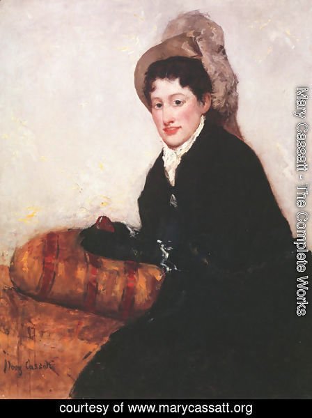 Mary Cassatt - Portrait of a Woman Dressed for Matinee