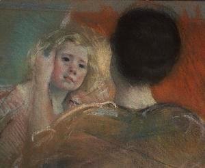 Mary Cassatt - Mother combing Sara's hair