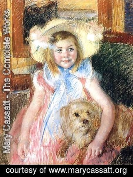 Sara and her Dog, c.1901