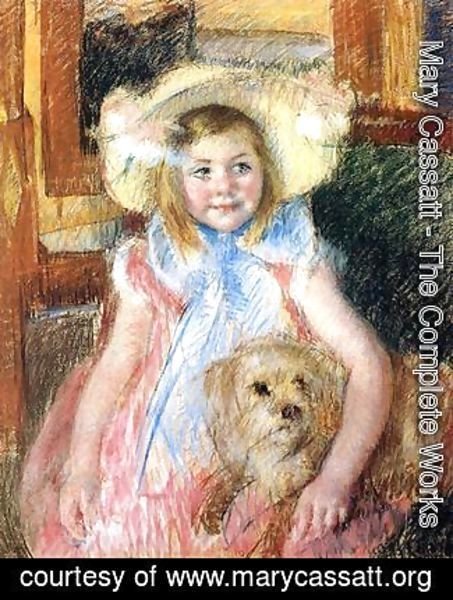 Mary Cassatt - Sara and her Dog, c.1901