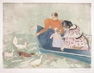 Mary Cassatt - Feeding the Ducks, 1895