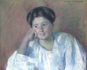 Mary Cassatt - Portrait of Louisine Elder (Mrs. Samuel T. Peters)