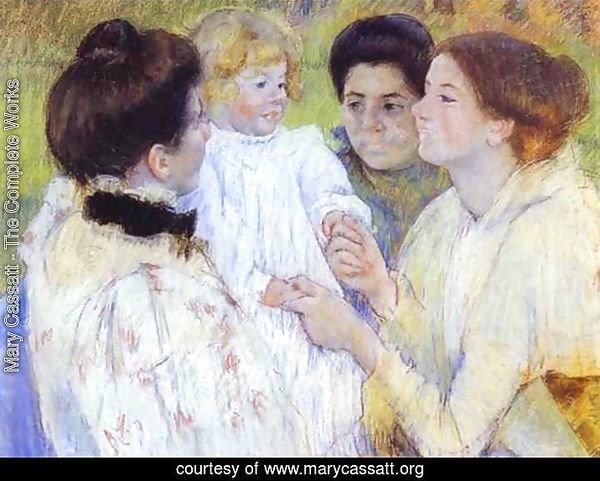 Women Admiring a Child, 1897