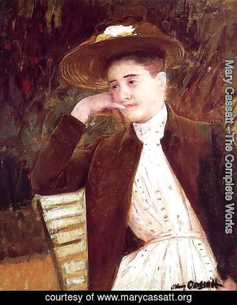 Mary Cassatt - Celeste in a Brown Hat, 1891