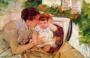 Mary Cassatt - Susan Comforting the Baby, c.1881