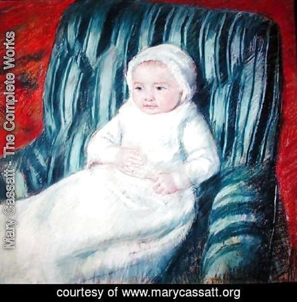 Mary Cassatt - Child on a Sofa, Miss Lucie Berard