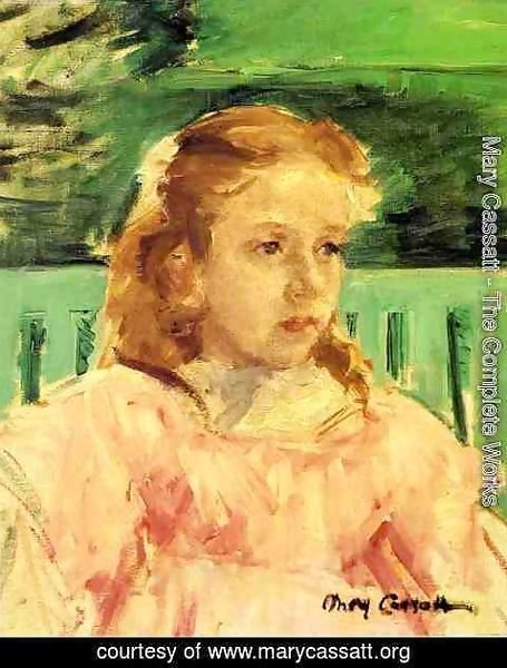 Mary Cassatt - Study for "Augusta Reading to Her Daughter