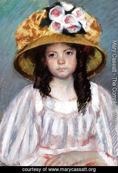 Mary Cassatt - Girl in a Large Hat