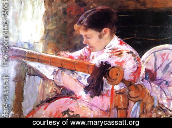Mary Cassatt - Lydia at the Tapestry Loom