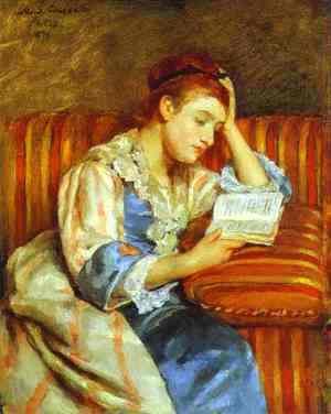 Mary Cassatt - Young Woman Reading