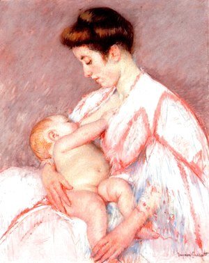 Mary Cassatt - Baby John Being Nursed