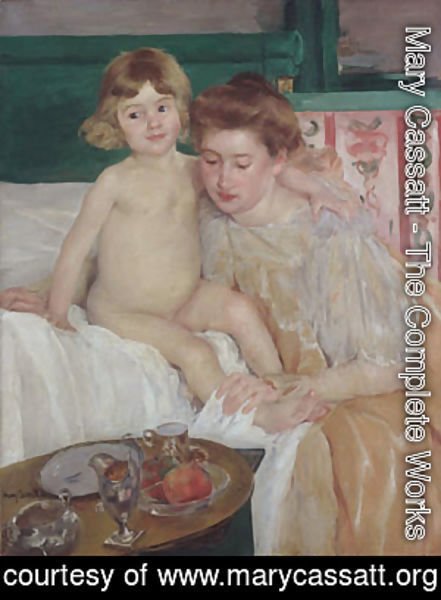 Mary Cassatt - Mother and Child (Baby Getting Up from His Nap)