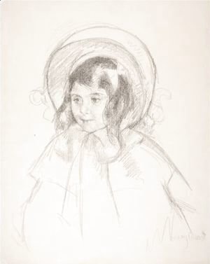 Mary Cassatt - Sara Wearing Her Bonnet And Coat