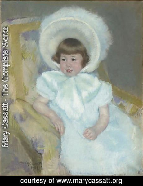 Mary Cassatt - Portrait of Louise Aurora child Villeboeuf