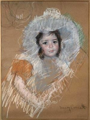 Mary Cassatt - Margot Lux with a wide hat