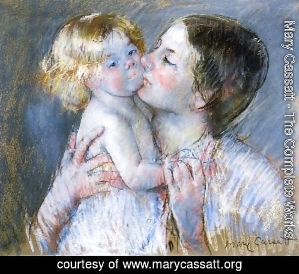 Mary Cassatt - A Kiss For Baby Anne2