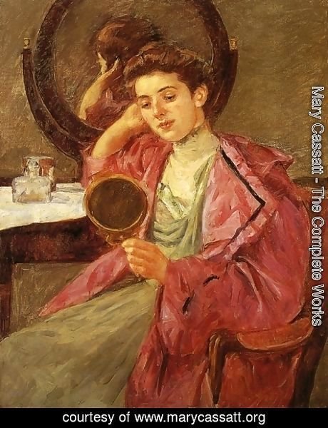 Mary Cassatt - Antoinette At Her Dressing Table