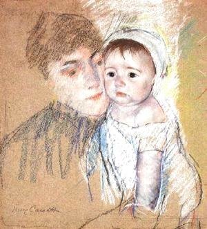 Mary Cassatt - Baby Bill In Cap And Shift