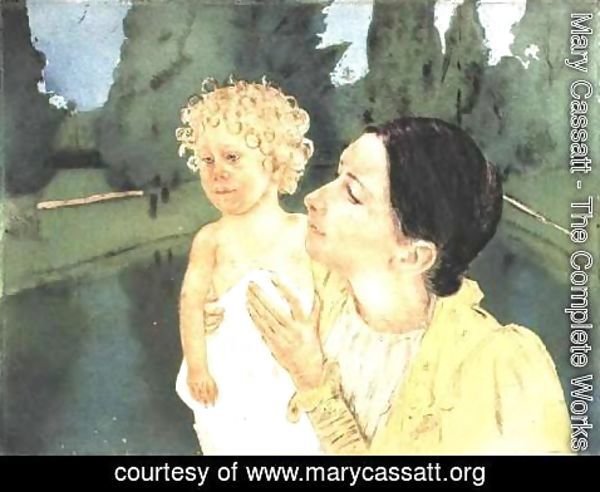 Mary Cassatt - By The Pond