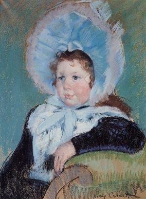 Mary Cassatt - Dorothy In A Very Large Bonnet And A Dark Coat