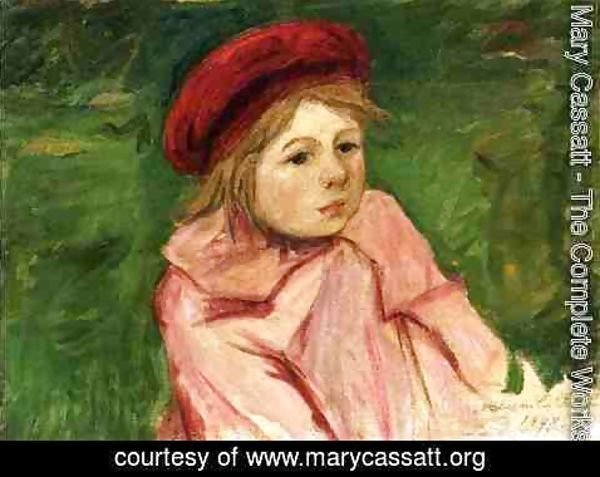 Mary Cassatt - Little Girl In A Red Beret