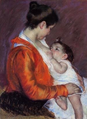 Mary Cassatt - Louise Nursing Her Child