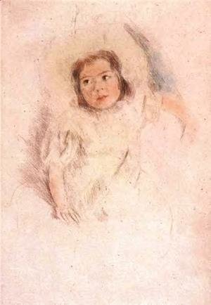 Mary Cassatt - Margot Wearing A Bonnet