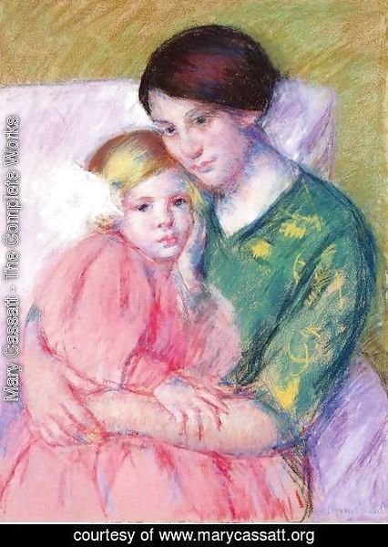 Mary Cassatt - Mother And Child Reading