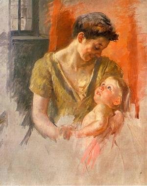 Mary Cassatt - Mother And Child Smiling At Each Other