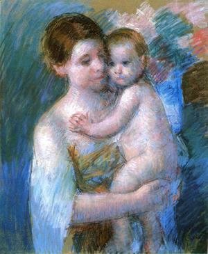 Mary Cassatt - Mother Holding Her Baby
