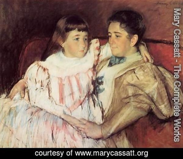 Mary Cassatt - Portrait Of Mrs Havemeyer And Her Daughter Electra