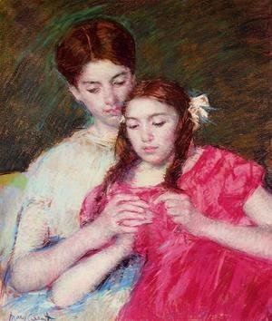 Mary Cassatt - The Crochet Lesson