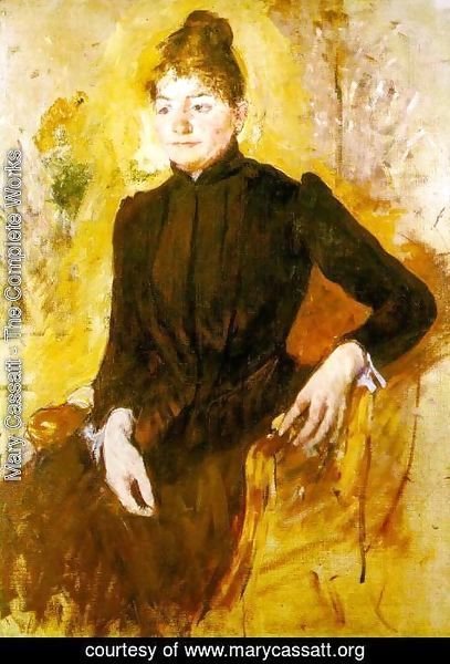 Mary Cassatt - Woman In Black