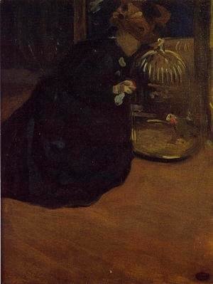 Mary Cassatt - Woman With A Parakeet