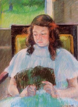 Mary Cassatt - Young Girl Reading