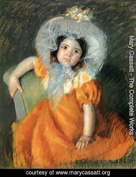 Mary Cassatt - Child In Orange Dress