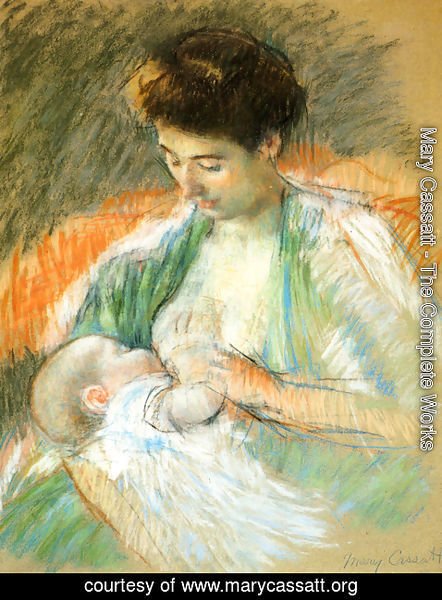 Mary Cassatt - Mother Rose Nursing Her Child