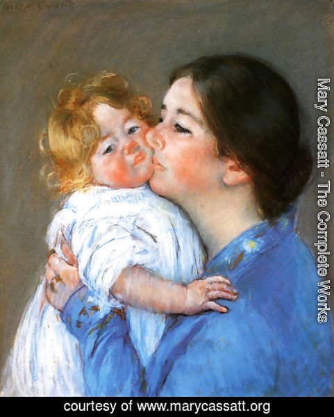 Mary Cassatt - A Kiss For Baby Anne