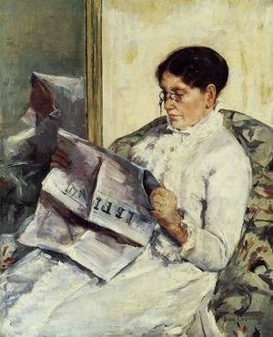 Portrait of a Lady (or Reading 'Le Figaro')