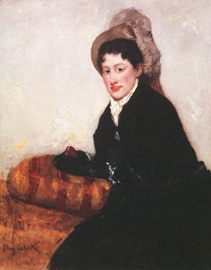 Mary Cassatt - Portrait of a Woman Dressed for Matinee