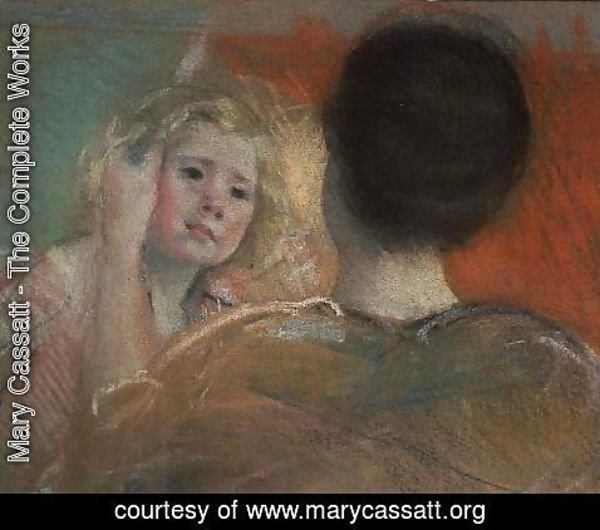 Mary Cassatt - Mother combing Sara's hair