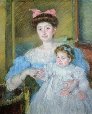 Mary Cassatt - The Countess Morel d'Arleux and her Son, c.1906