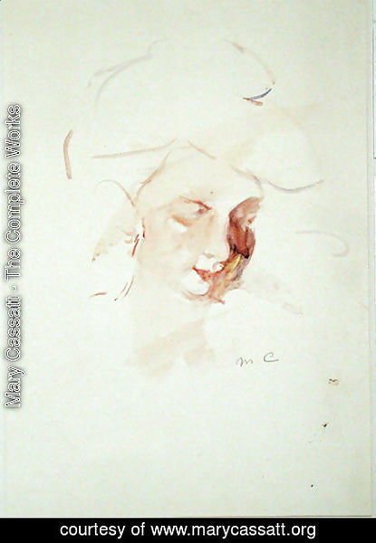 Mary Cassatt - Portrait of a woman 2