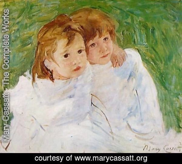 Mary Cassatt - The Sisters, c.1885